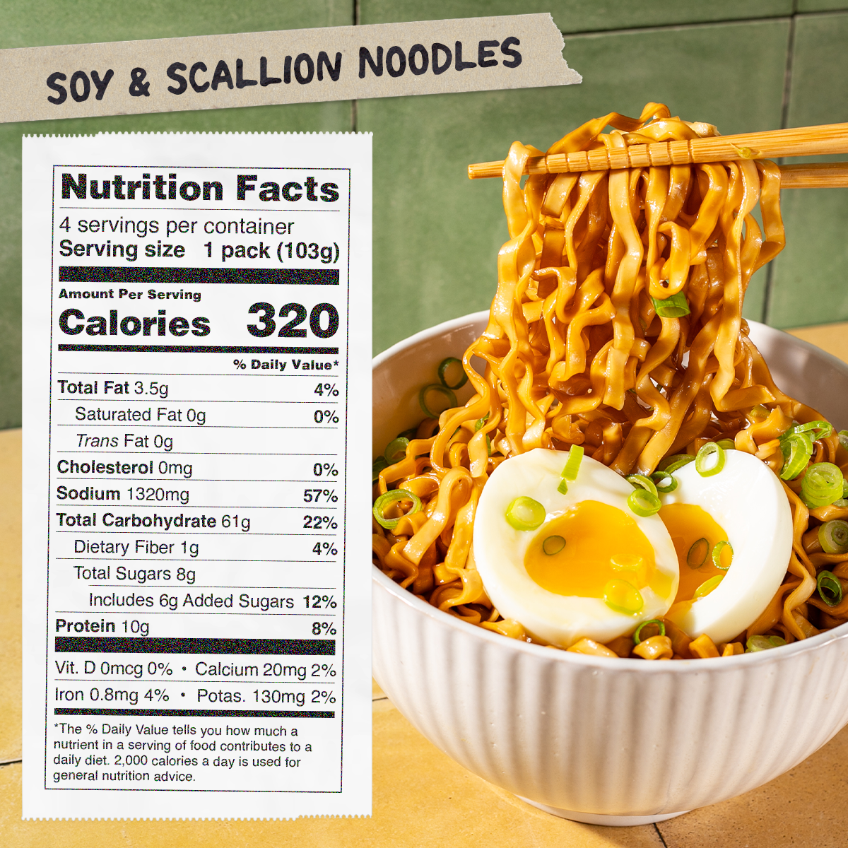 Soy & Scallion Noodles | 12 Packs